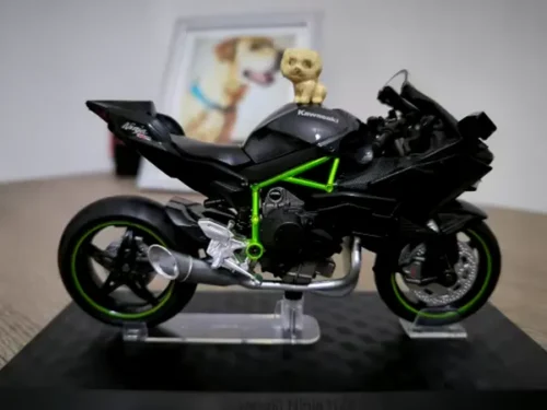 Kawasaki Ninja H2R Moto Miniatura Realista photo review